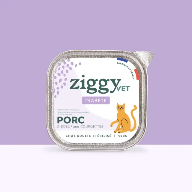 Ziggy VET natvoer kat diabetes varken 4 x 100 g