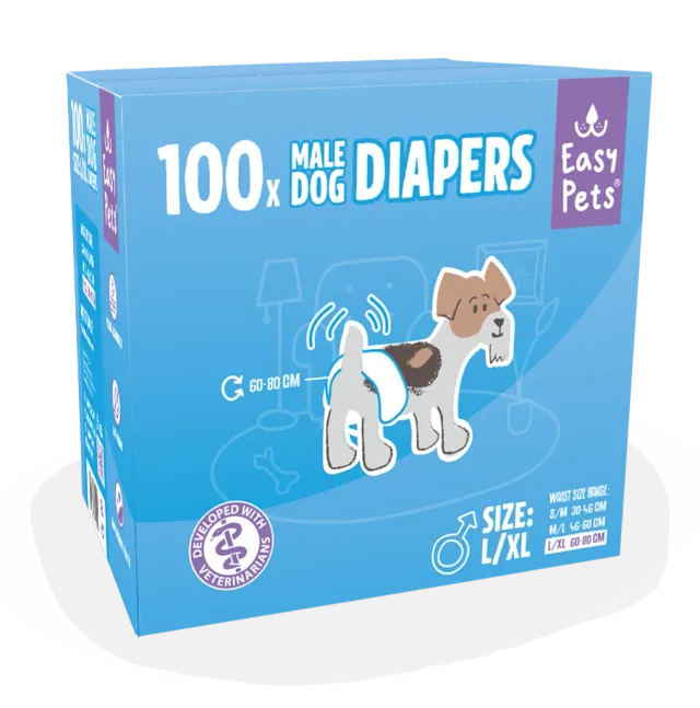 EasyPets Wraps Reu hondenluiers 100 stuks absorberend