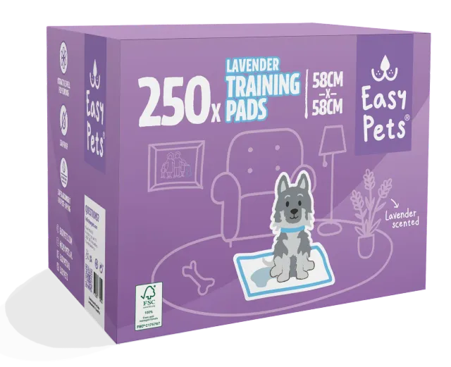 EASYPETS Puppy Training Pads zindelijkheidsmatjes lavendel 105 stuks
