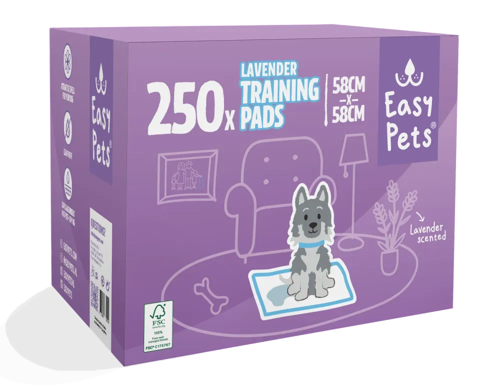 EASYPETS Puppy Training Pads zindelijkheidsmatjes lavendel 105 stuks