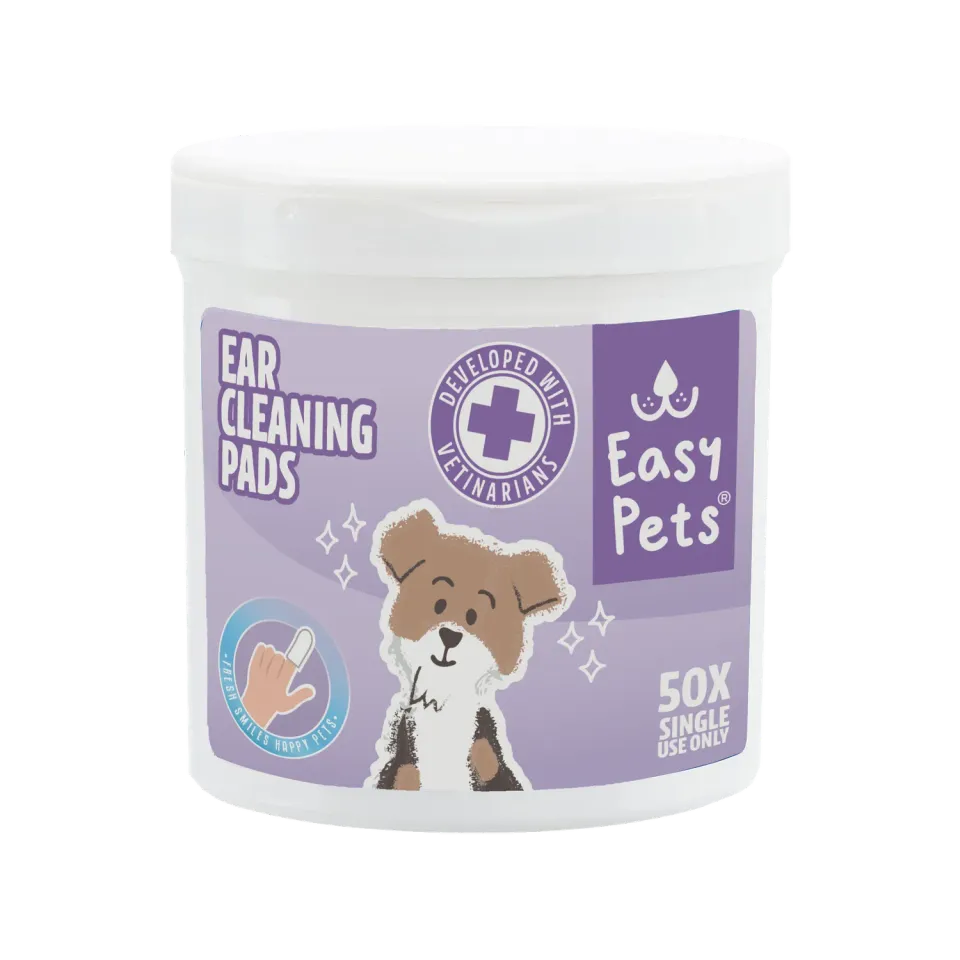 EasyPets Oorverzorging pads hond en kat mild