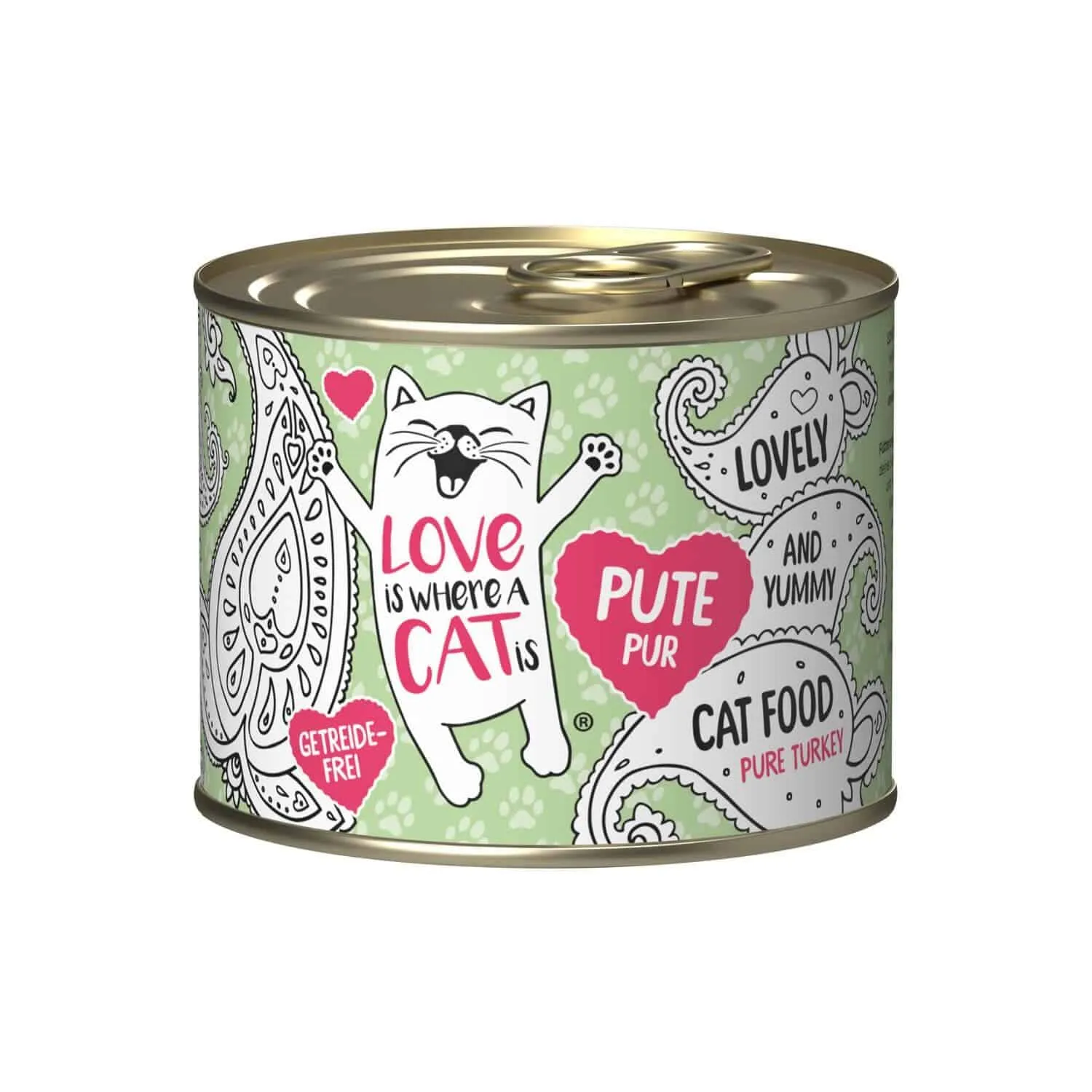 Poezenparadijs Love Is Where a Cat Is natvoer volwassen kat eiwitrijk