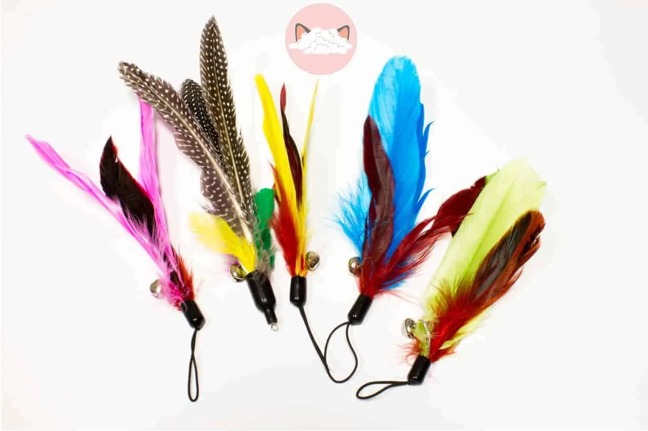 Poezenparadijs Kattenhengel kattenspeeltje uitschuifbaar 98 cm