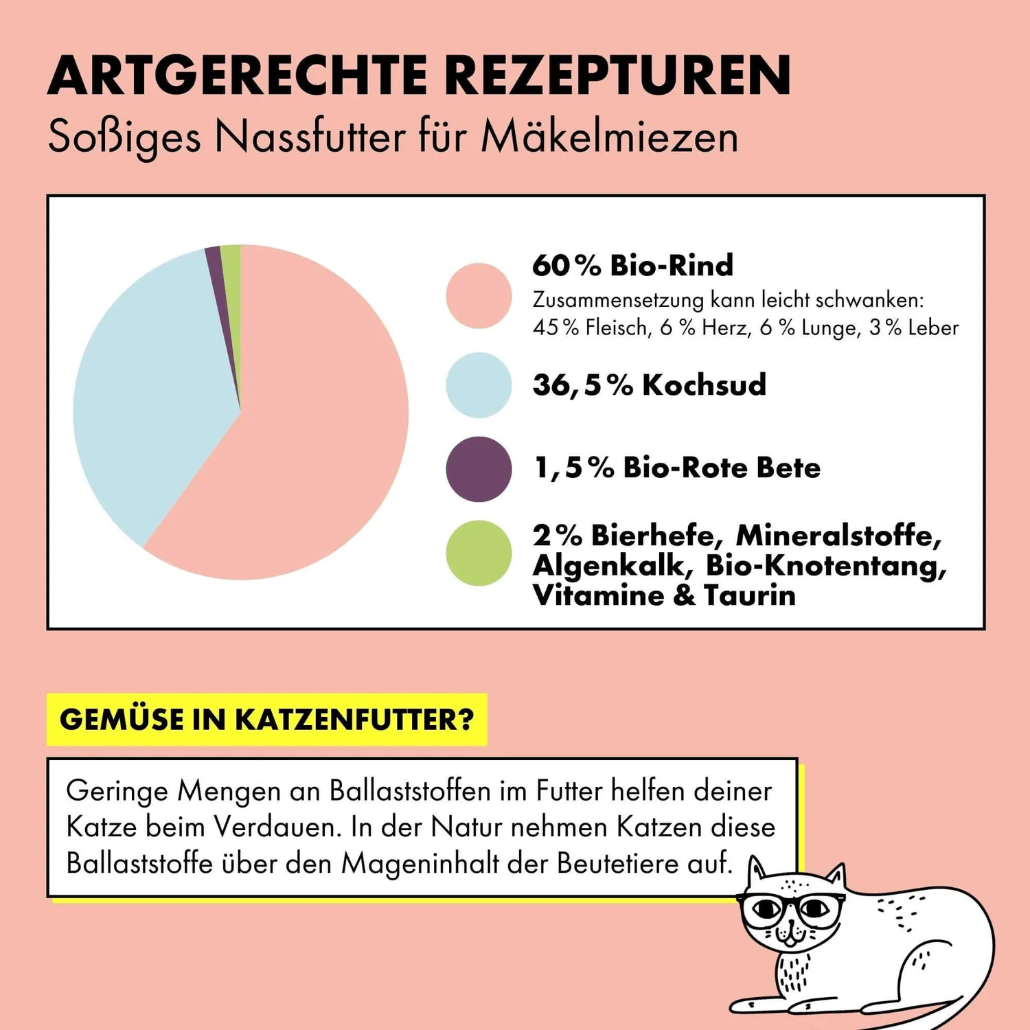 STRAYZ Rind & Rote Bete in Soße natvoer kat 200g graanvrij
