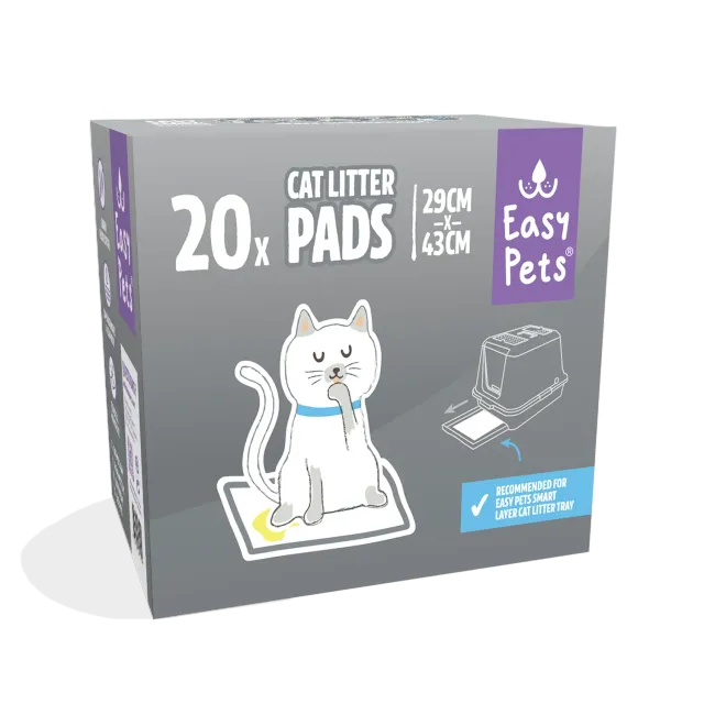 EasyPets Bodemlaag kattenbak pads 20 stuks absorberend
