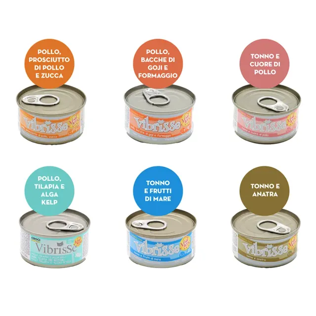 Vibrisse Menu kip goji kaas compleet kattenvoer 70g