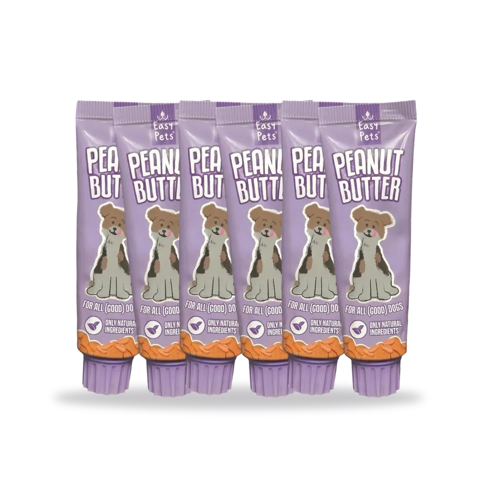 EasyPets Peanut Butter hondensnack 6-pack 6x90g
