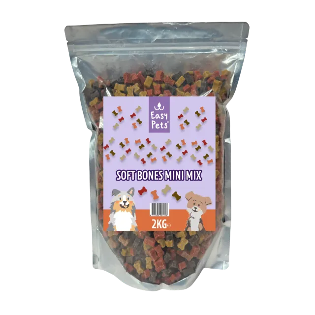 EasyPets Soft Bones Mini Mix hondensnack 2kg zacht