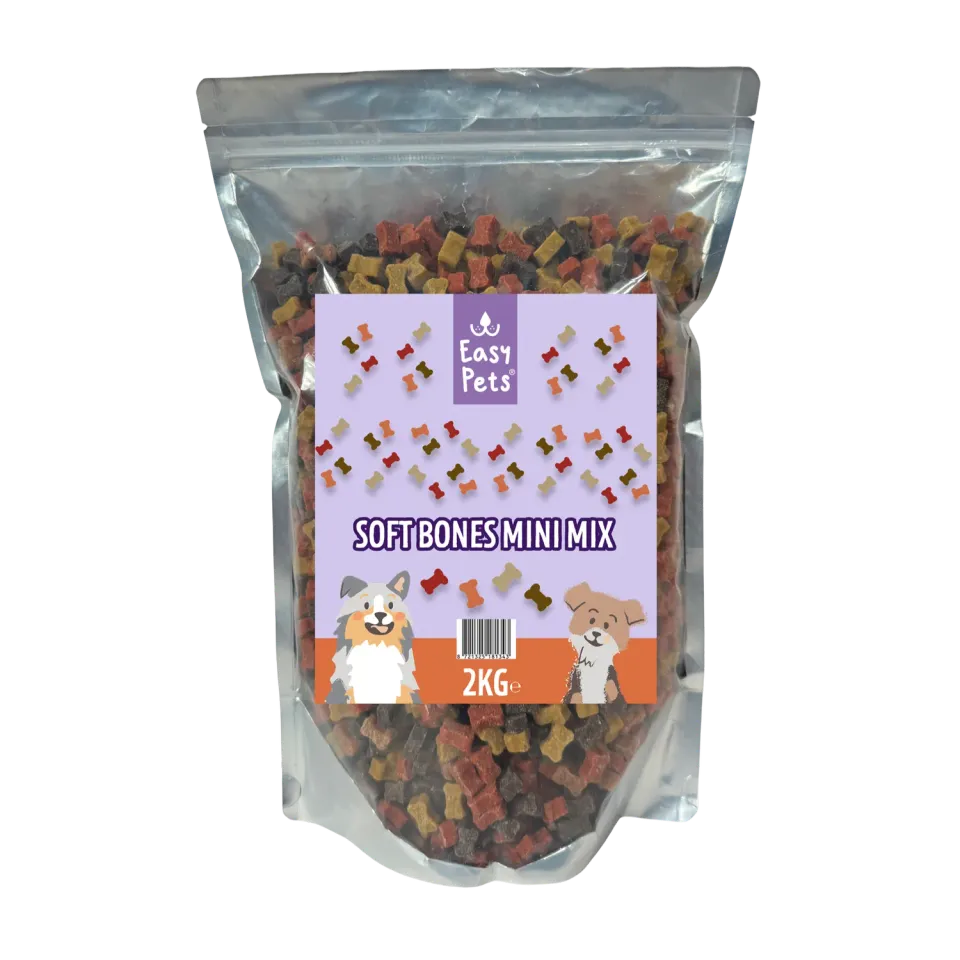 EasyPets Soft Bones Mini Mix hondensnack 2kg zacht