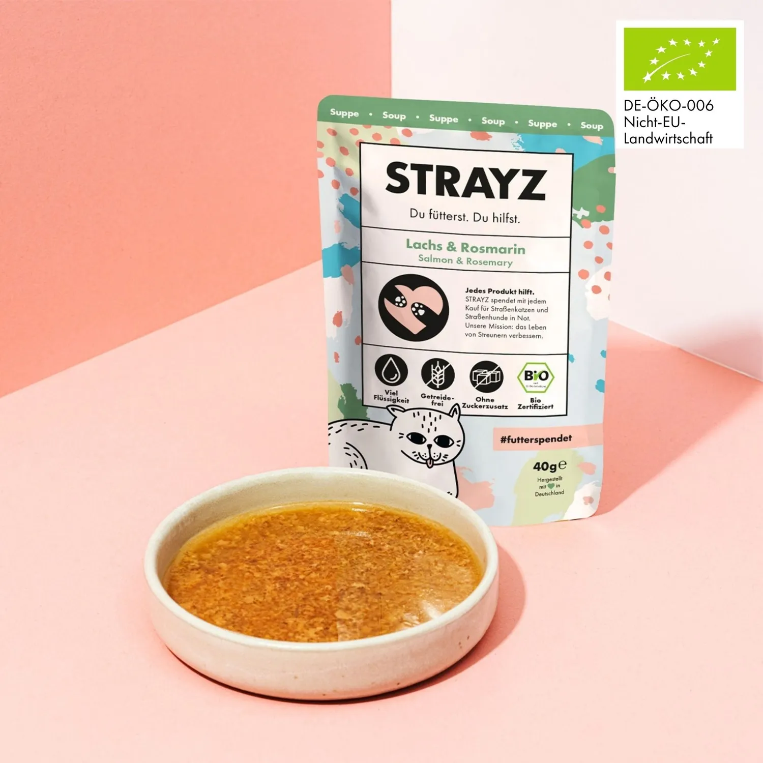 STRAYZ kattensnack proefpakket bio graanvrij