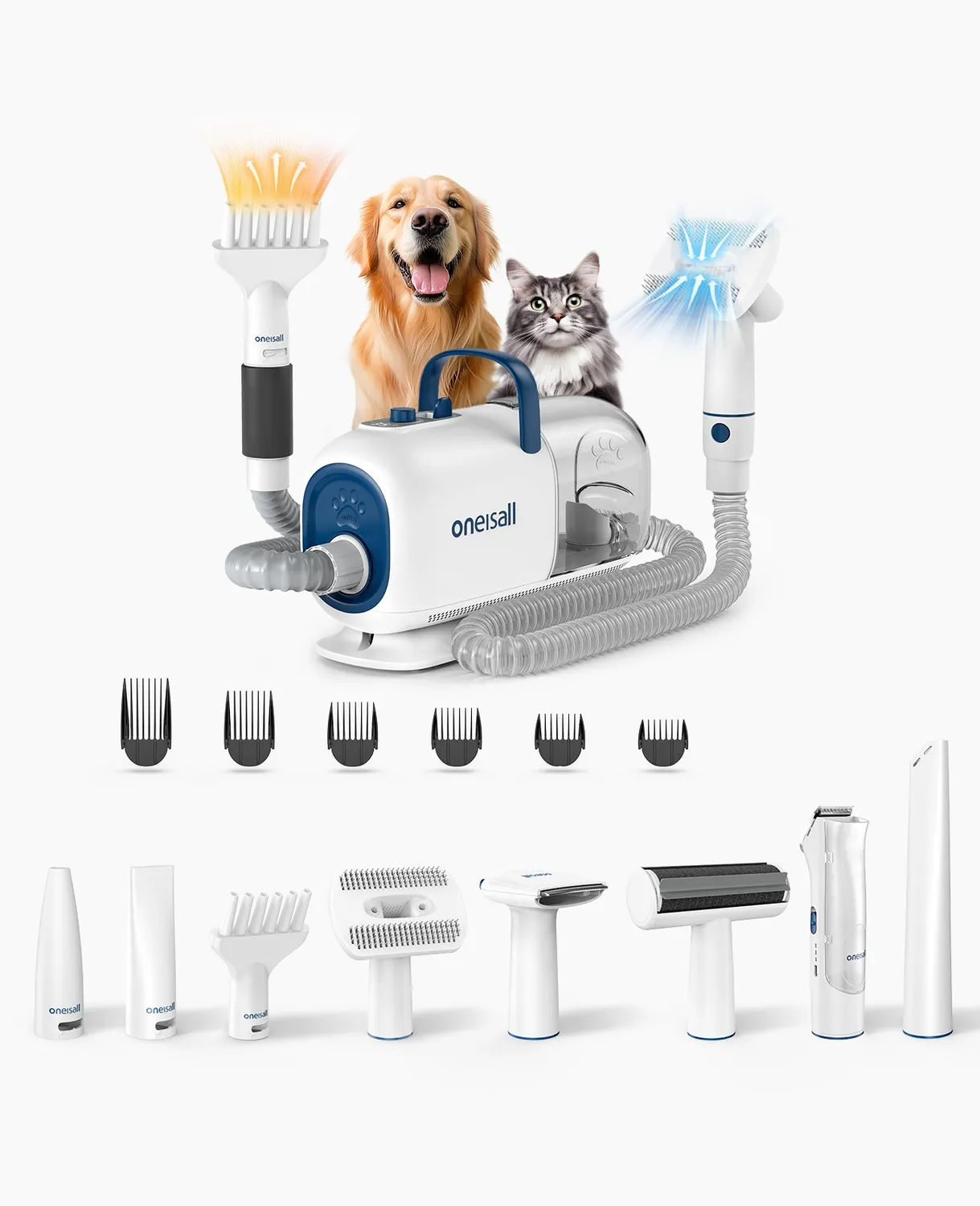 Oneisall LM2 trimstofzuiger 7-in-1 1,5L stil