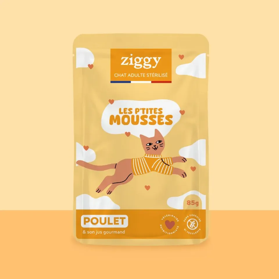 Ziggy Mousse kip kattenvoer 4 x 85 g graanvrij