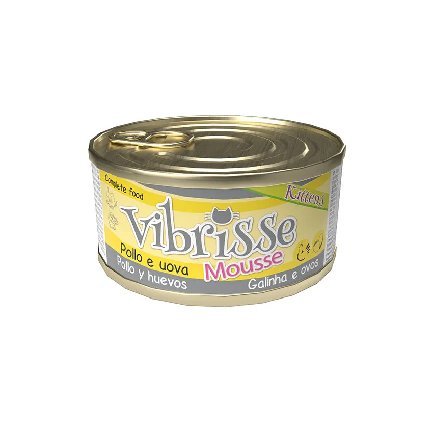 Vibrisse Kittens Mousse kittenvoer 70g kip ei