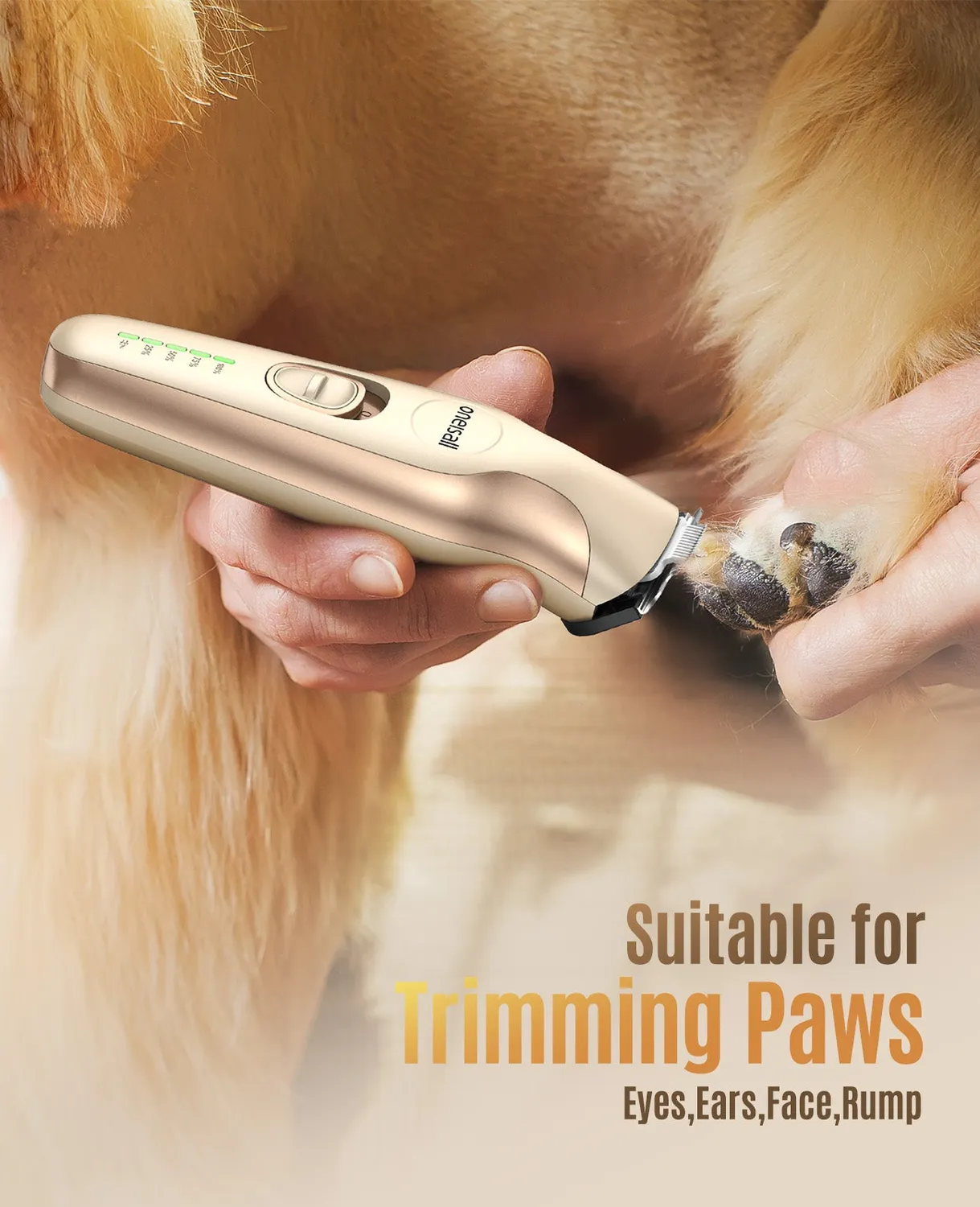 Oneisall DTJ002 Hondentondeuse Poottrimmer 2-in-1 Stil