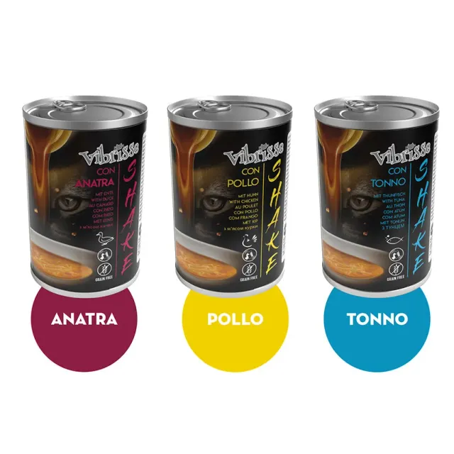 Vibrisse Shake kip natvoer kat 135g hydraterend