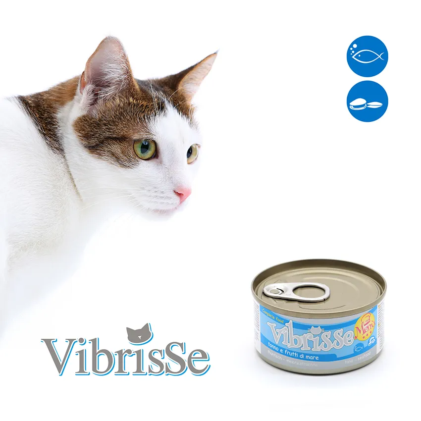 Vibrisse Menu kip goji kaas compleet kattenvoer 70g