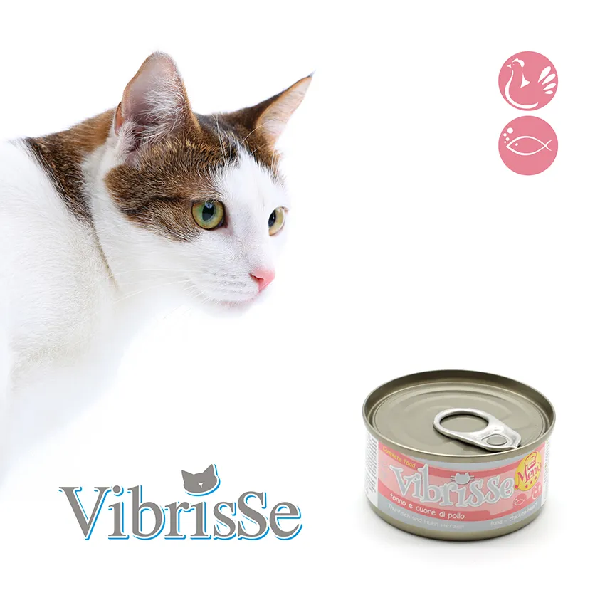 Vibrisse Menu kip goji kaas compleet kattenvoer 70g