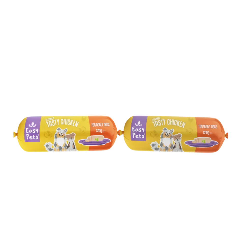 Easypets Tasty Chicken Hondenworst Natvoer 2x200g Kip