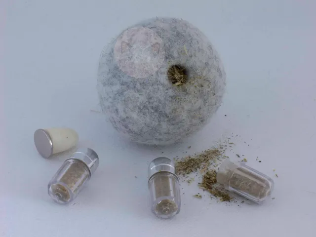 Poezenparadijs wollen bal kattenspeeltje met catnip