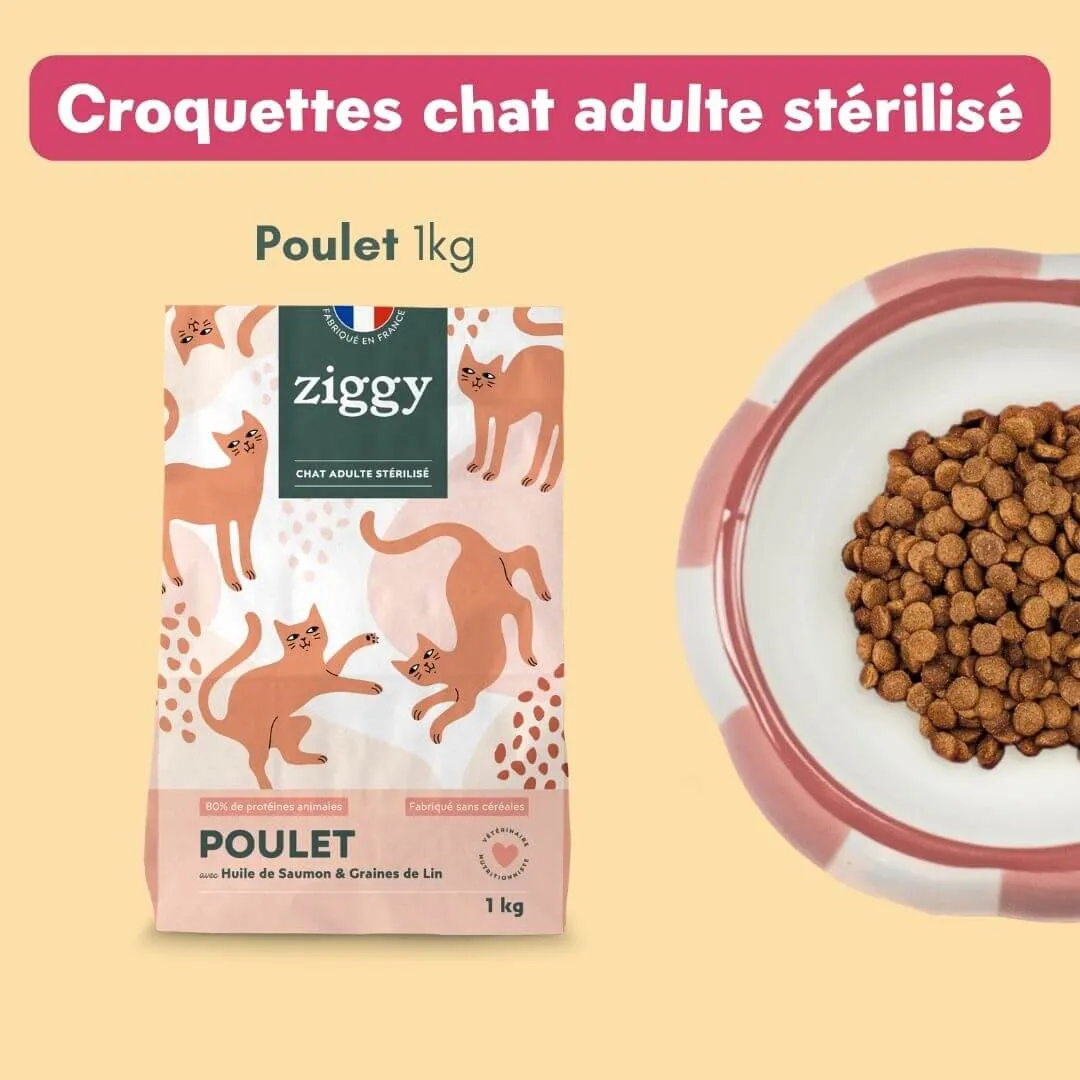 Ziggy Mousses Box proefbox volwassen kat kip