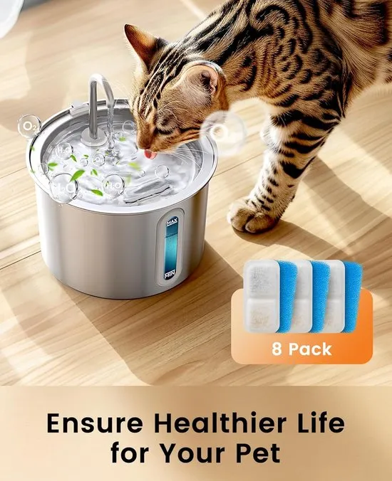 Oneisall PWF-001 Filter Drinkfontein 8-Pack 2,5L