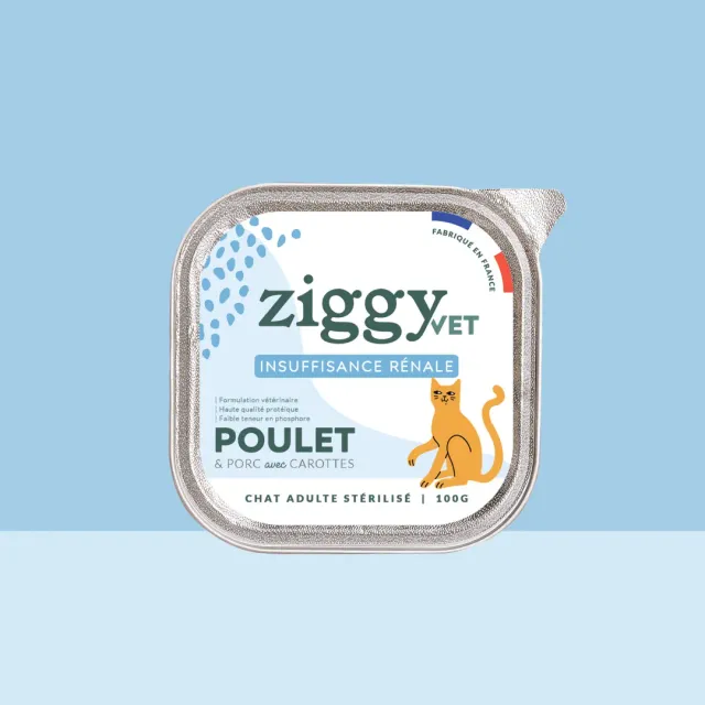Ziggy Vet CKD natvoer kip 4x100g nierdieet
