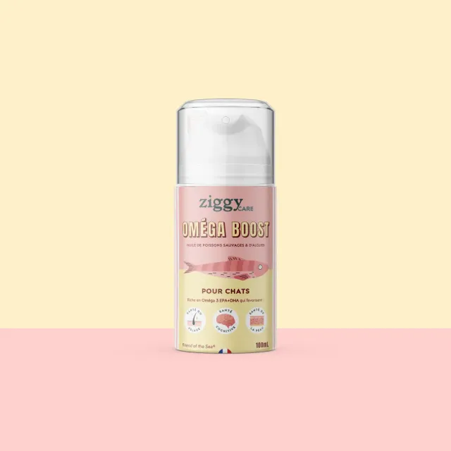 Ziggy Care Omega Boost kattenolie vis zeewier 100 ml