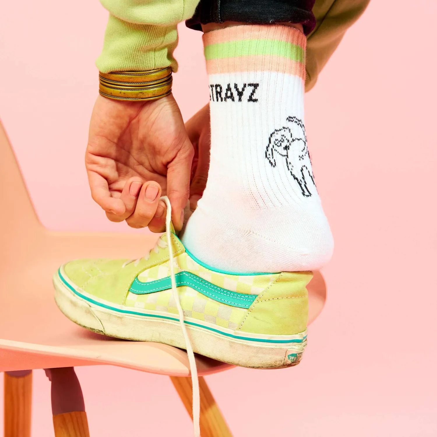 STRAYZ Doggo tennissokken M 39-42 met donatie