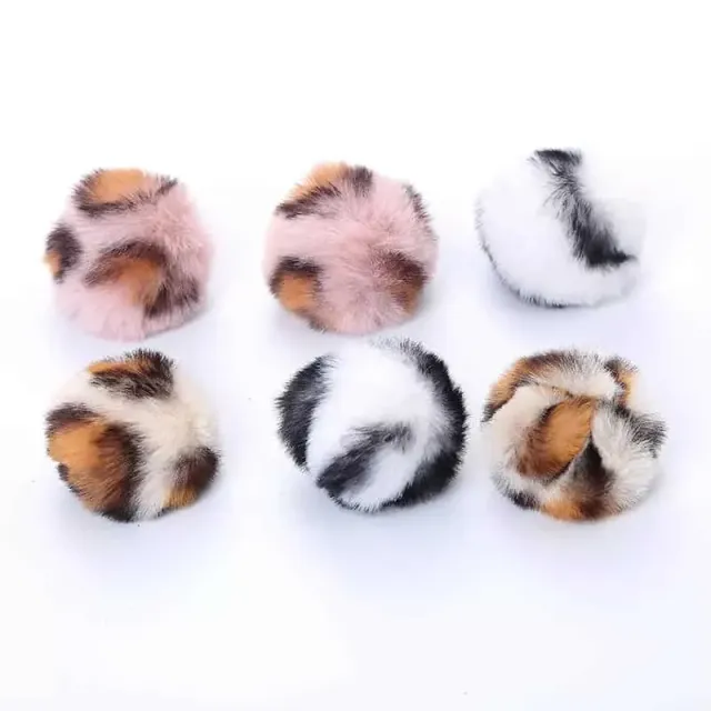 Poezenparadijs Kattenballetjes Fluffy Catnip 3-pack dierenprint