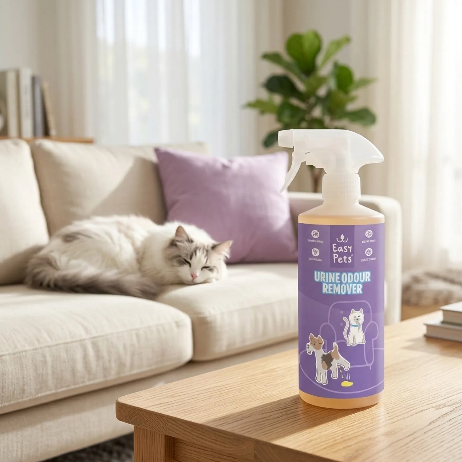 Easypets Urinegeur Verwijderaar enzymspray 500 ml enzymen