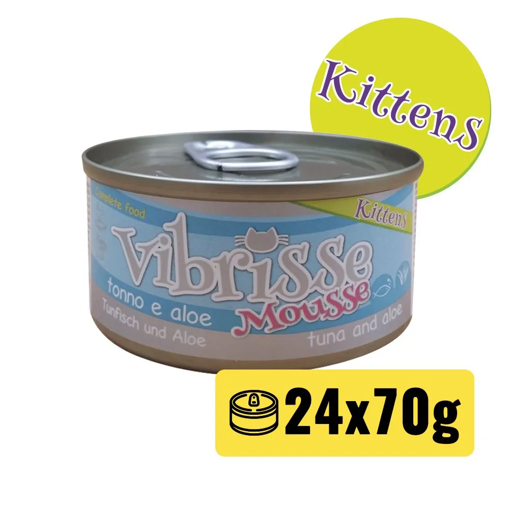 Vibrisse Kittens Mousse kittenvoer 70g kip ei