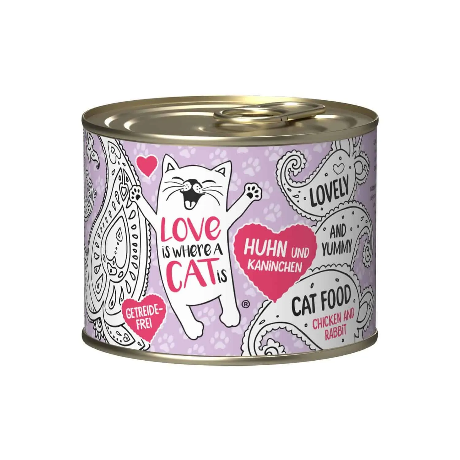 Poezenparadijs Love Is Where a Cat Is natvoer volwassen kat eiwitrijk