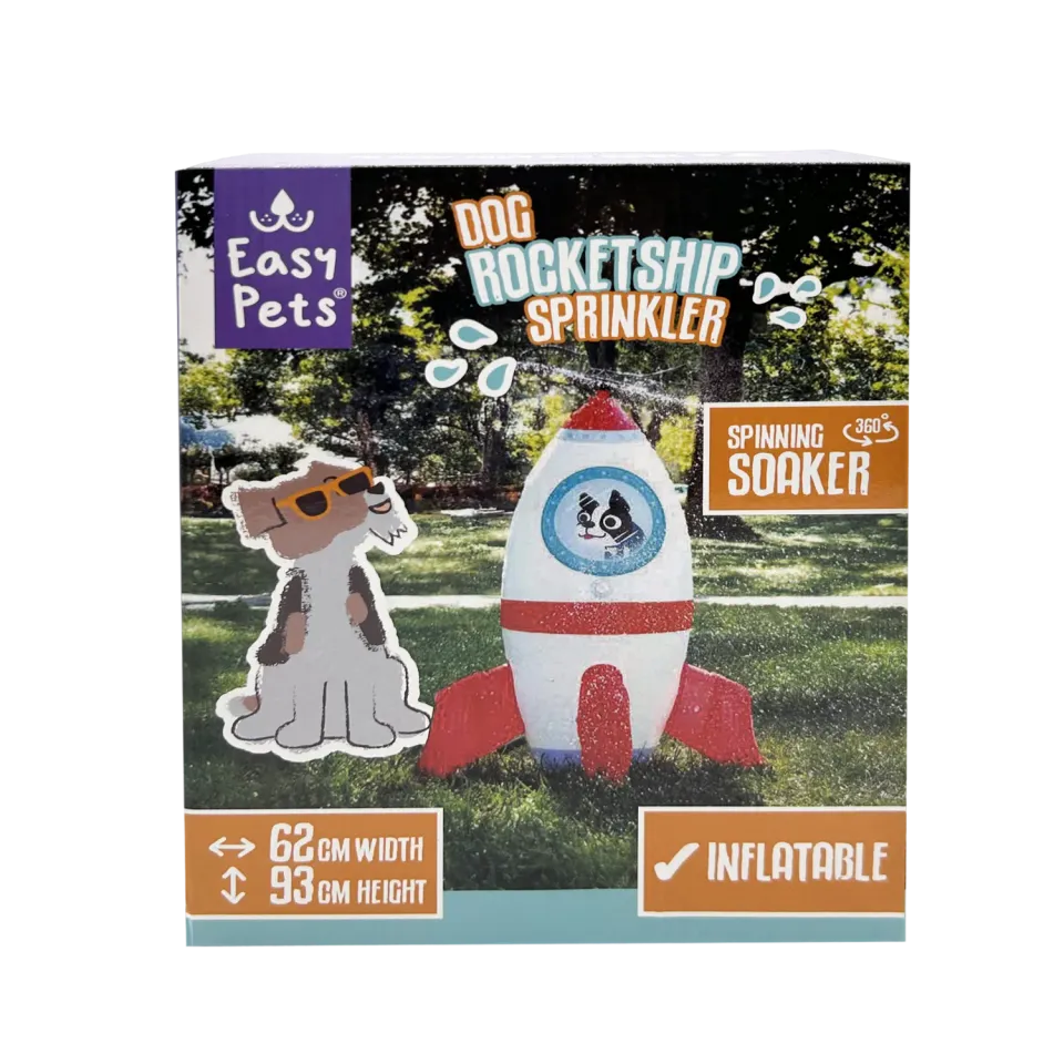 Easypets Summer Rocketship Sprinkler Waterspeelgoed PVC