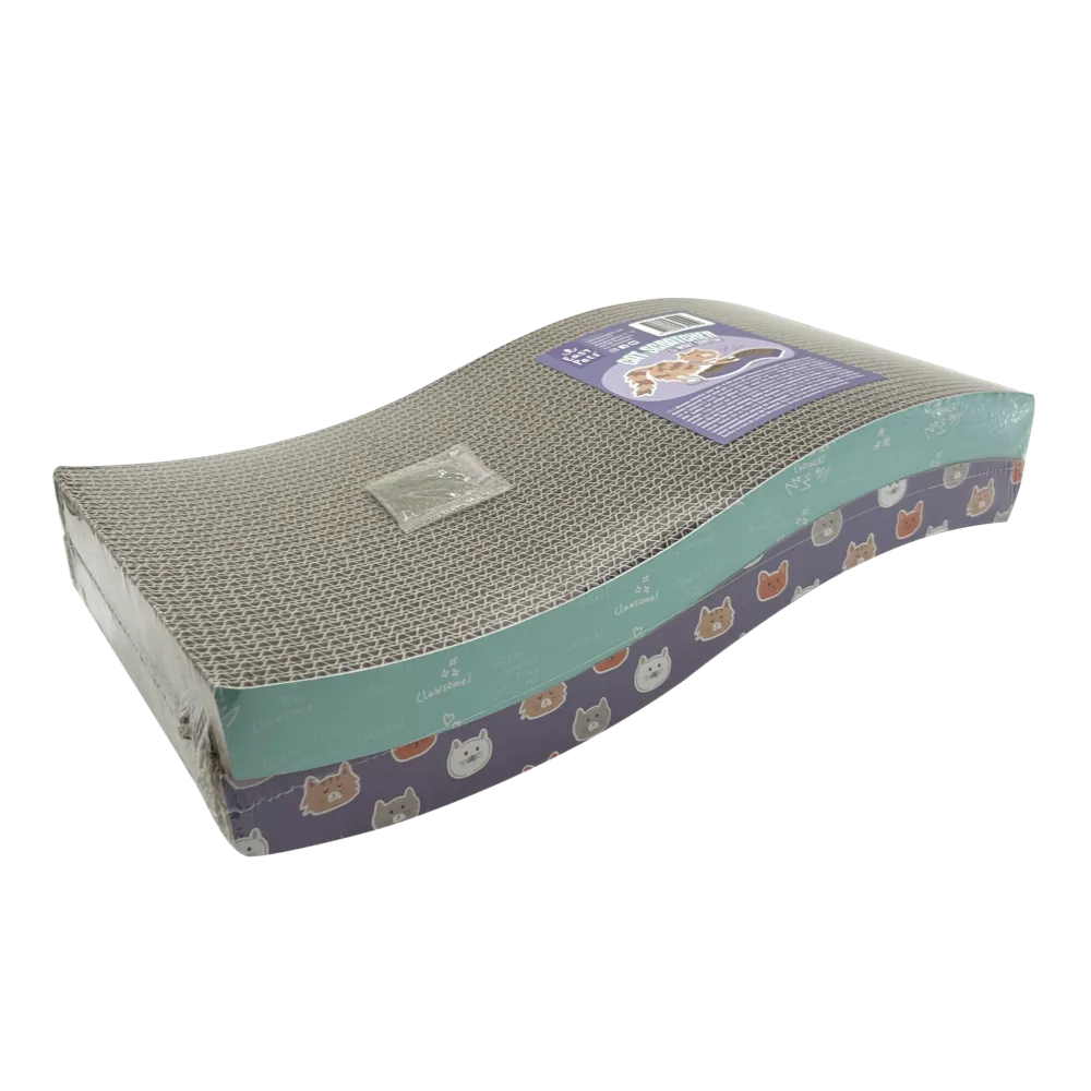 EASYPETS Golf kattenkrabber karton 2 stuks catnip