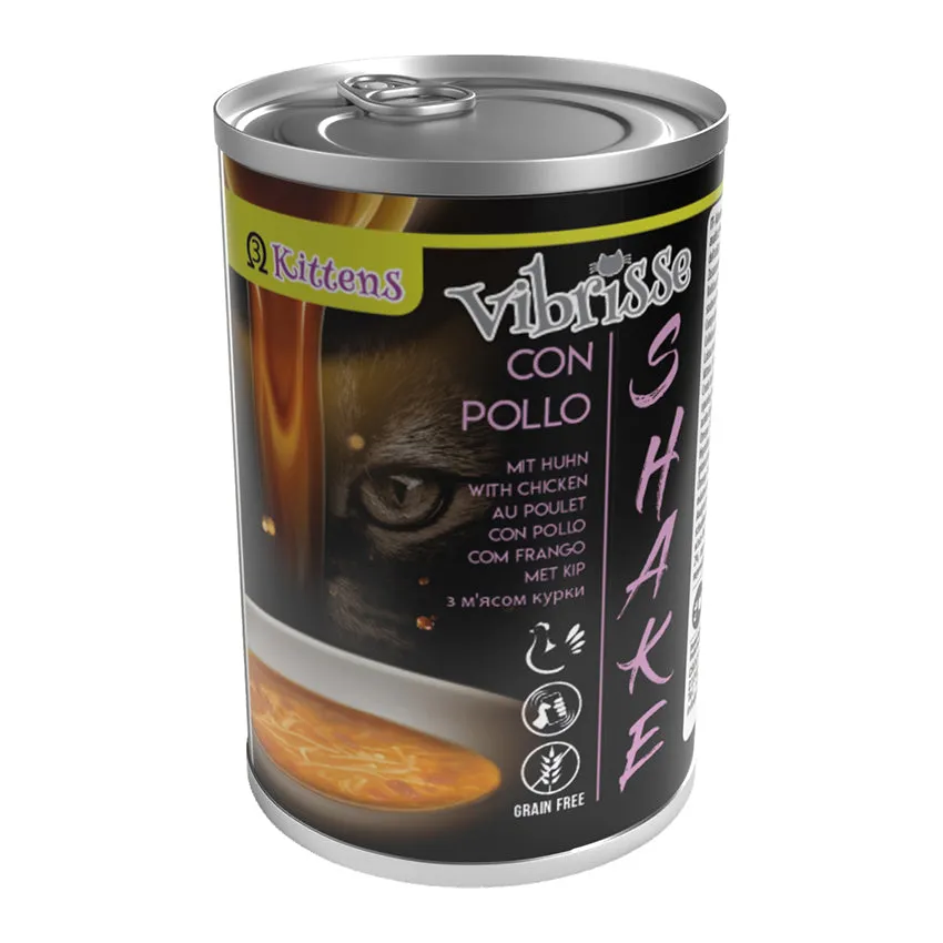 Vibrisse Shake Kitten natvoer kip 135 g