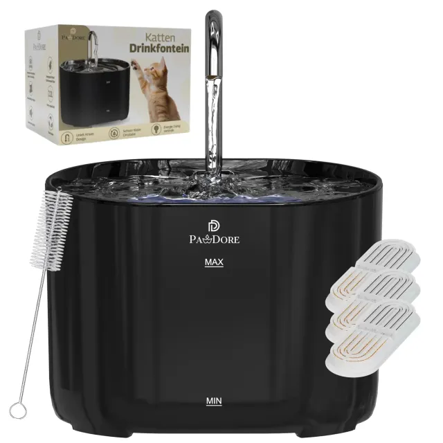 Pawdore Drinkfontein Premium drinkfontein 2,2 liter filter