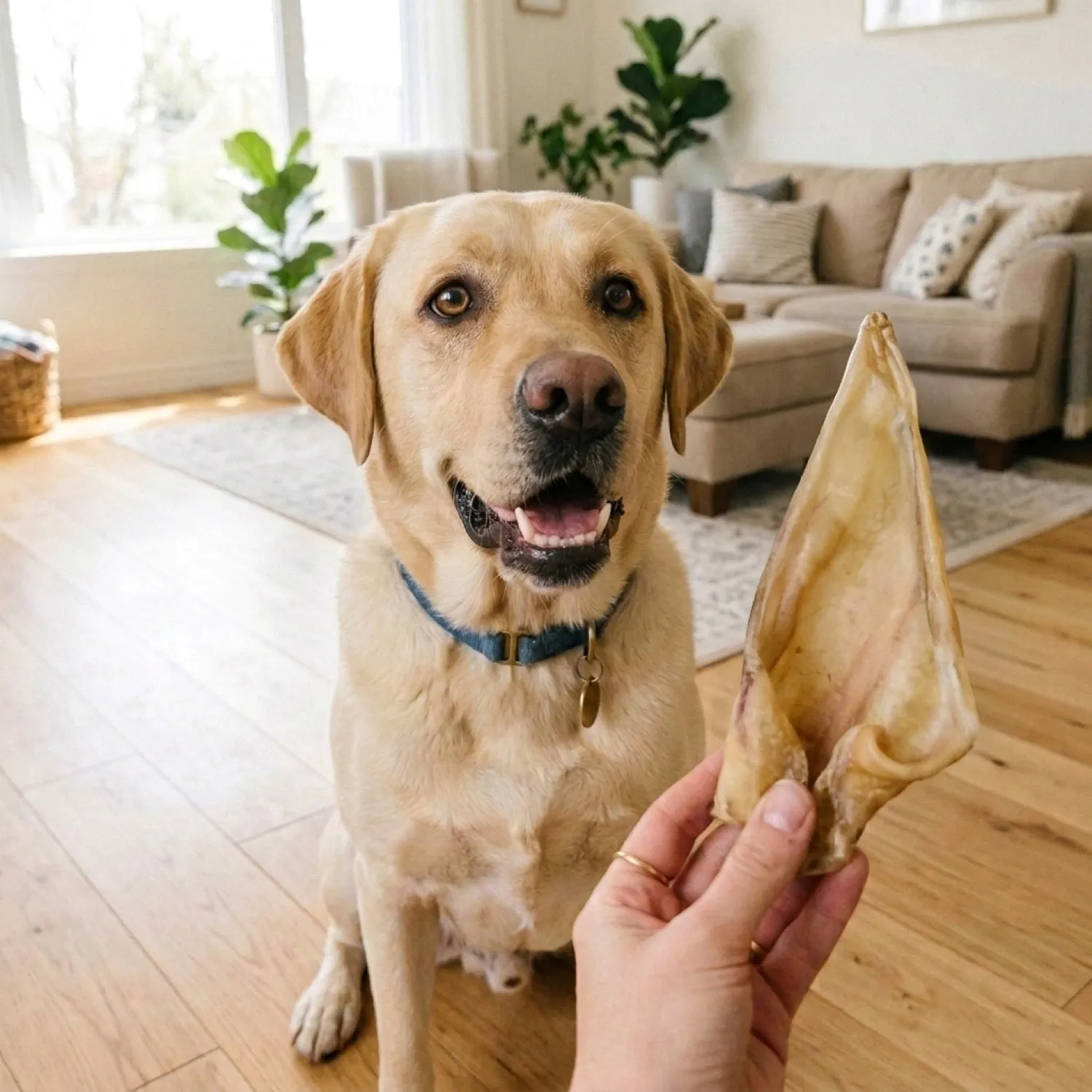 EasyPets Buffalo Oren hondensnack 4 stuks naturel