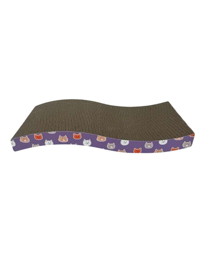 Easypets Kattenkrabber Golf krabplank karton paars turquoise