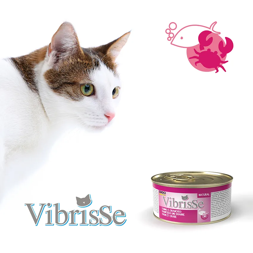 Vibrisse Natural kip natvoer kat 70g gestoomd
