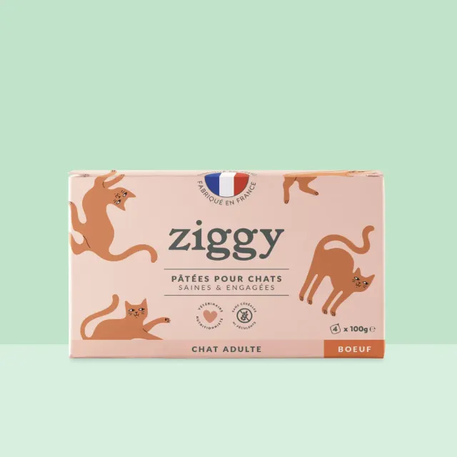 Ziggy natvoer rund 4x100g zetmeelvrij