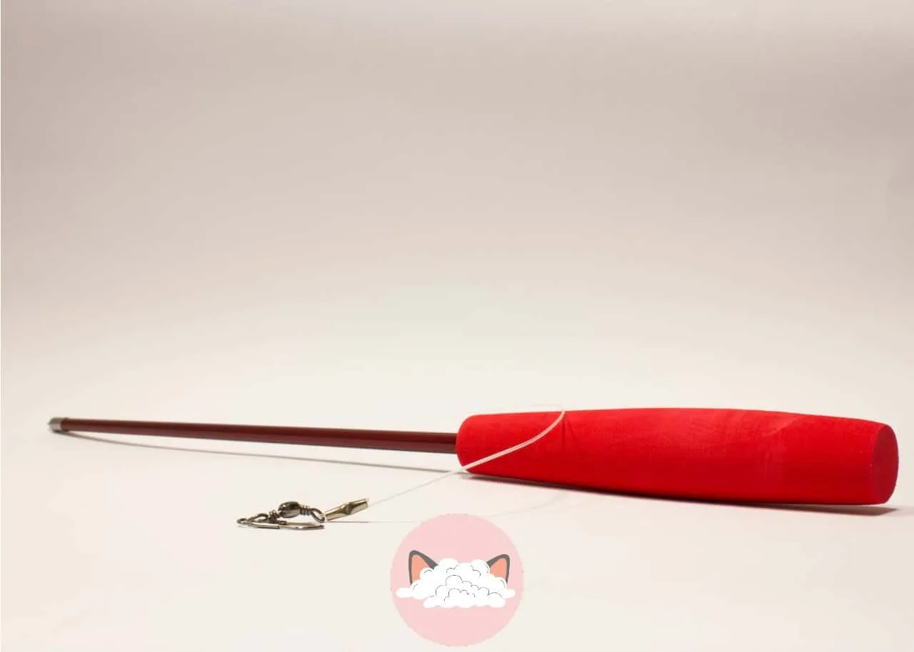 Poezenparadijs Kattenhengel kattenspeeltje uitschuifbaar 98 cm