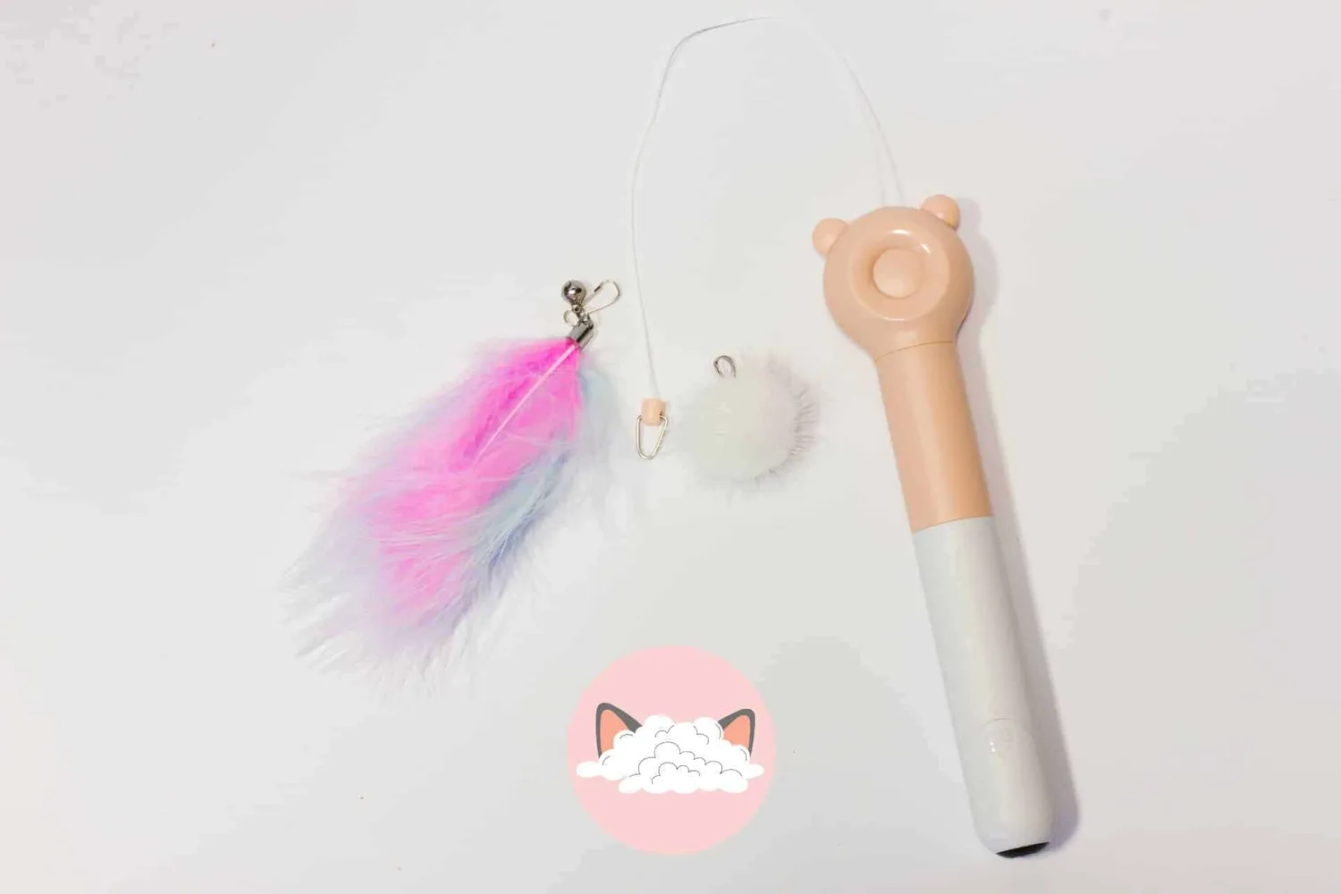 Poezenparadijs kattenhengel laserlampje 51,5 cm