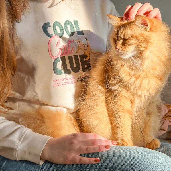 Ziggy Génération Ronron trui roze wit katoen