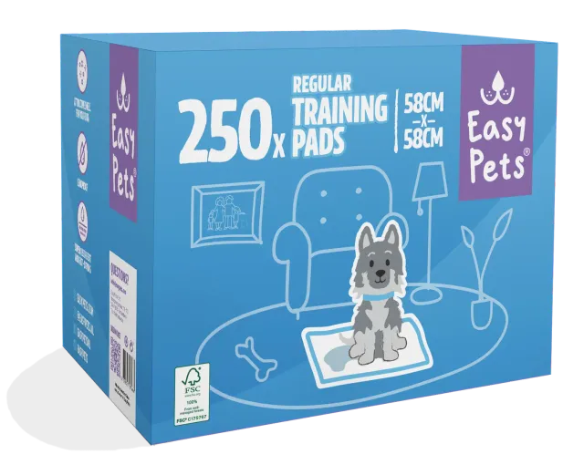EASYPETS Puppy Training Pads zindelijkheidsmatjes 58x58 105 stuks