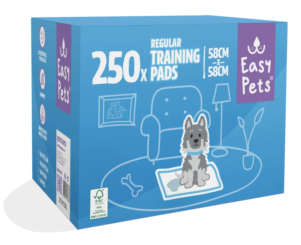 EASYPETS Puppy Training Pads zindelijkheidsmatjes 58x58 105 stuks