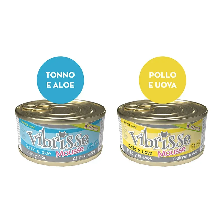 Vibrisse Kittens Mousse kittenvoer 70g kip ei