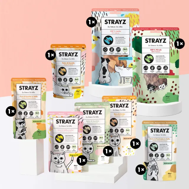 STRAYZ Bestseller Pakket kattenvoer mix graanvrij
