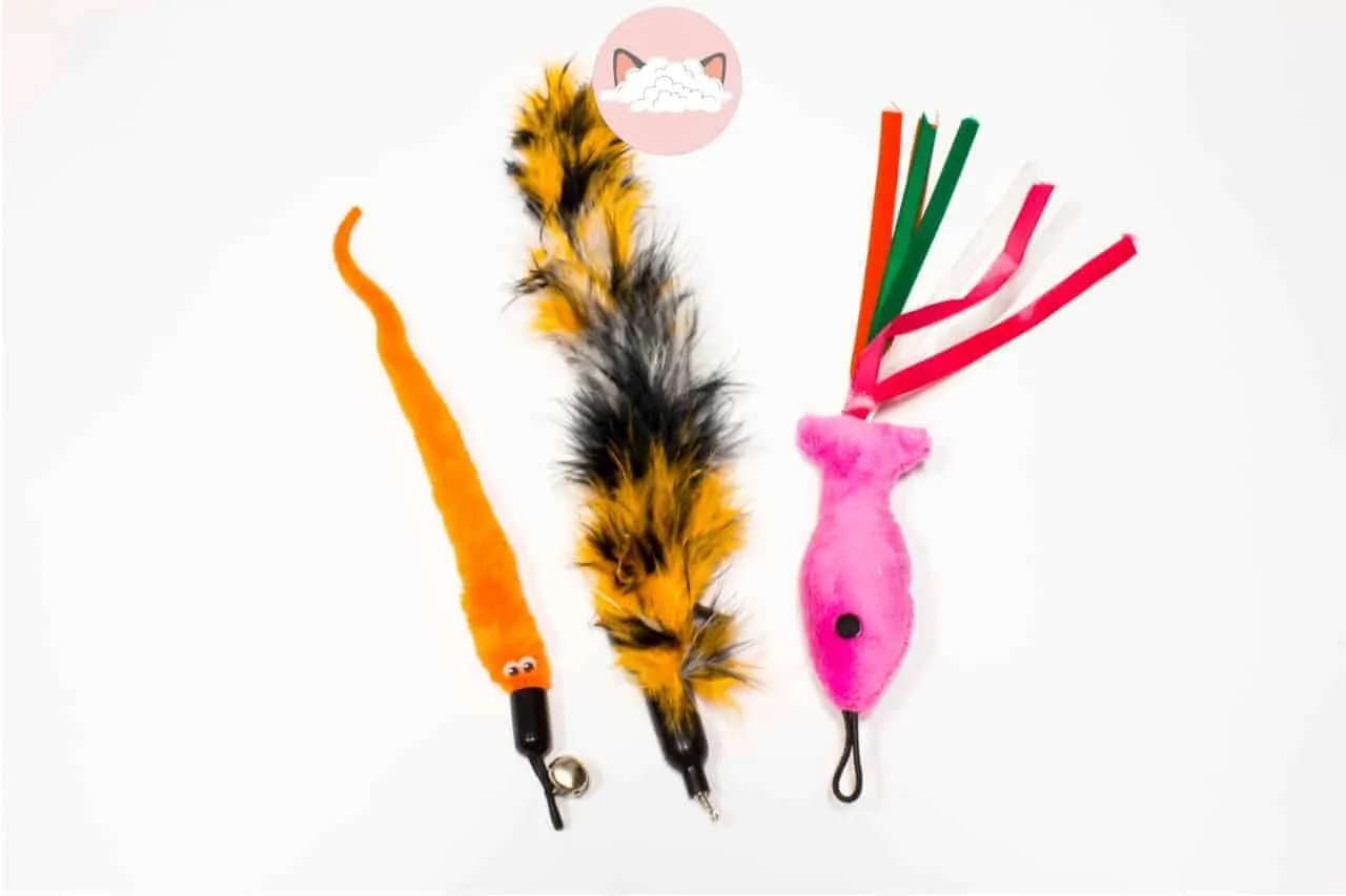 Poezenparadijs Kattenhengel kattenspeeltje uitschuifbaar 98 cm