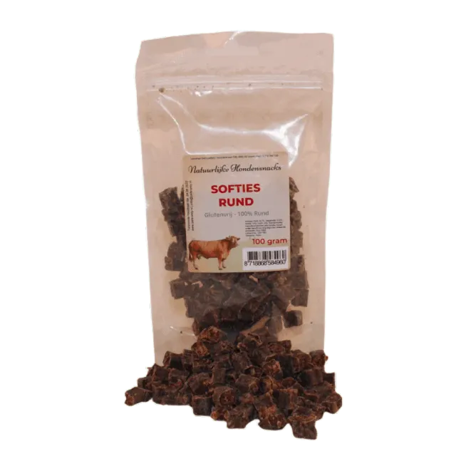 Poezenparadijs Softies vleessnacks kat en hond 100% vlees