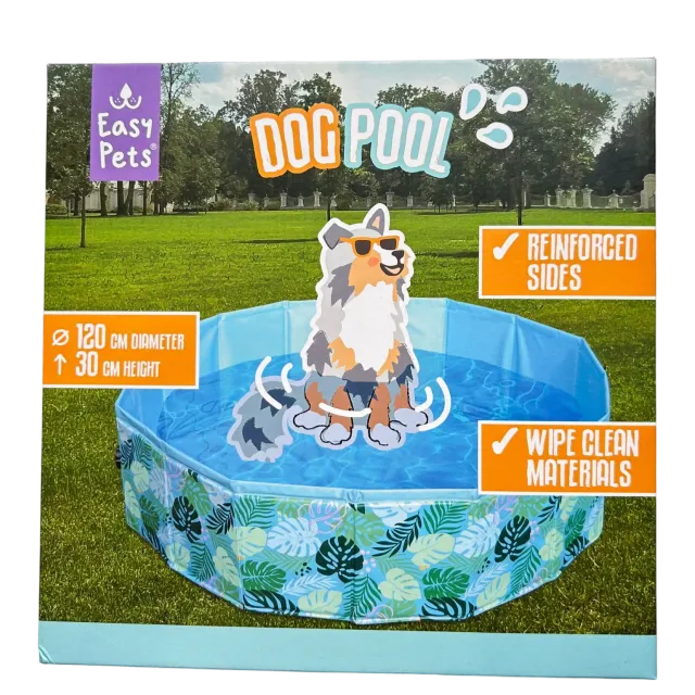 Easypets Summer Swimming Pool hondenzwembad 120x30 cm stevig